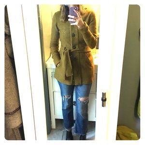 Beautiful golden lime wool sweater